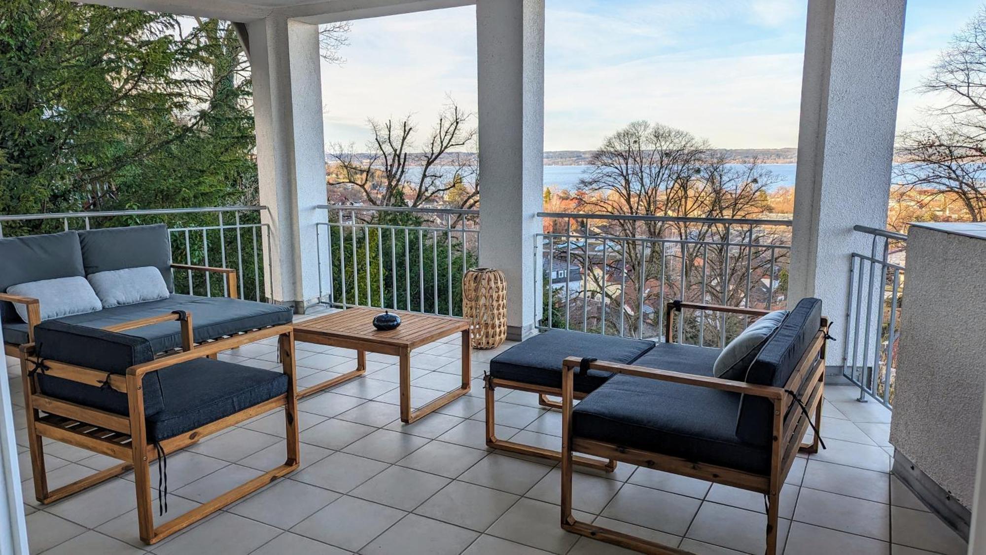 Liboria I Villa Mit Seeblick 10Min Vom See Herrsching am Ammersee Buitenkant foto